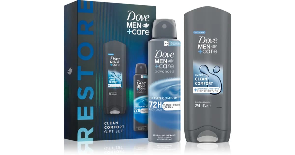 Dove Men Clean Comfort Akcija v trgovini Tuš