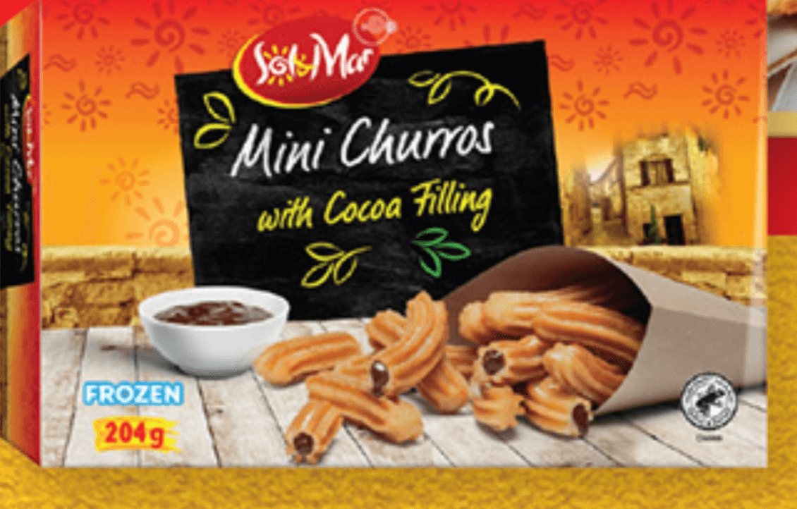 SOL&MAR Mini polnjeno pecivo „Churros“ 204 g Akcija v trgovini Lidl