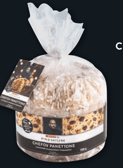 Chefov Panettone z rozinami in kandirano pomarančo 700 g SPAR PREMIUM Akcija v trgovini Spar
