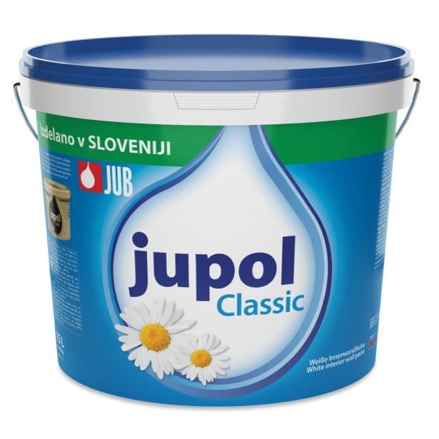 Jupol Classic notranja stenska barva 15 l Akcija v trgovini Pevex