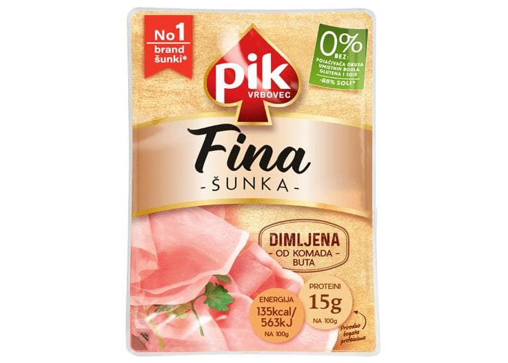 Fina šunka Pik Vrbovec 150 g Akcija v trgovini E.Leclerc