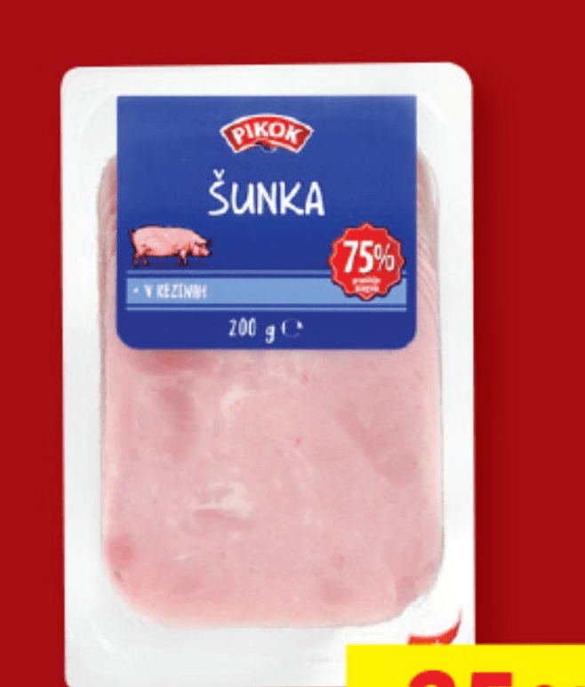 PIKOK Šunka 200 g Akcija v trgovini Lidl