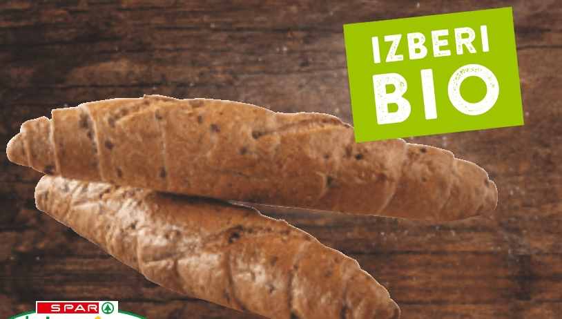 Natur pur Bio Korn štručka 76 g Akcija v trgovini Spar