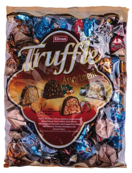 Čokoladne praline Truffle mix 1kg Elvan Akcija v trgovini Mercator