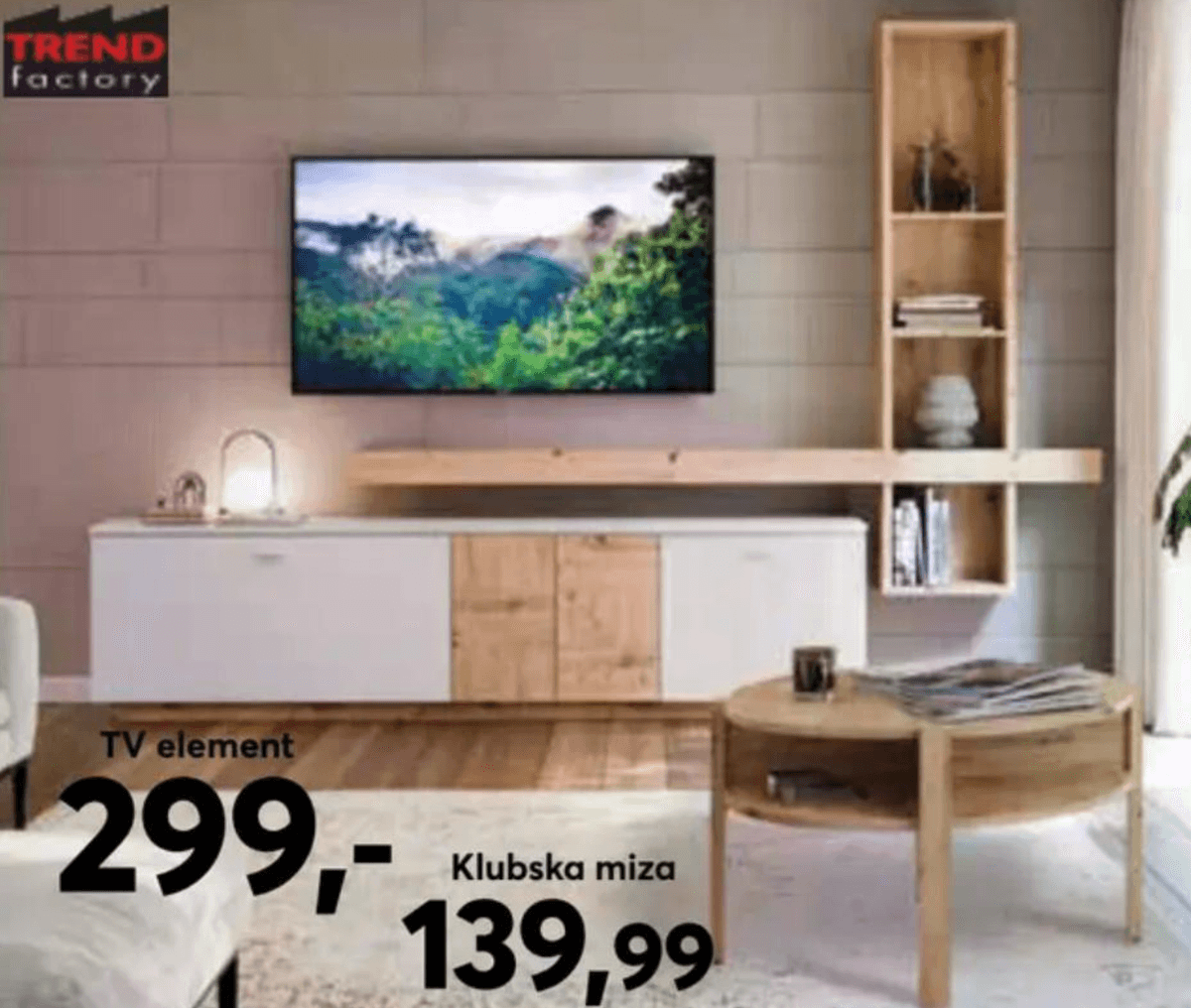TV element TREND factory Akcija v trgovini Dipo