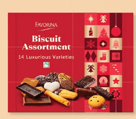 Favorina izbor piškotov 500 g Akcija v trgovini Lidl