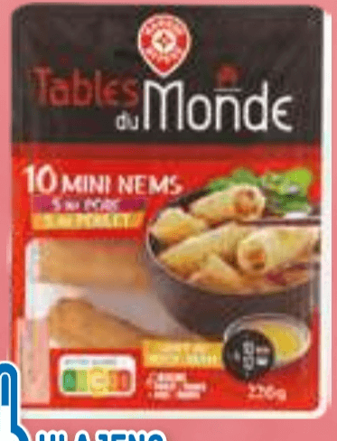 Zvitki nem 220 g Tables du Monde Akcija v trgovini E.Leclerc