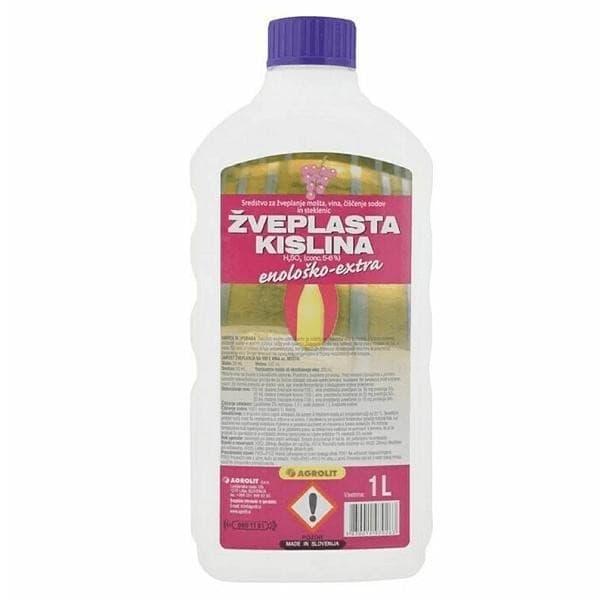 Žveplasta kislina 1 L Akcija v trgovini Jager