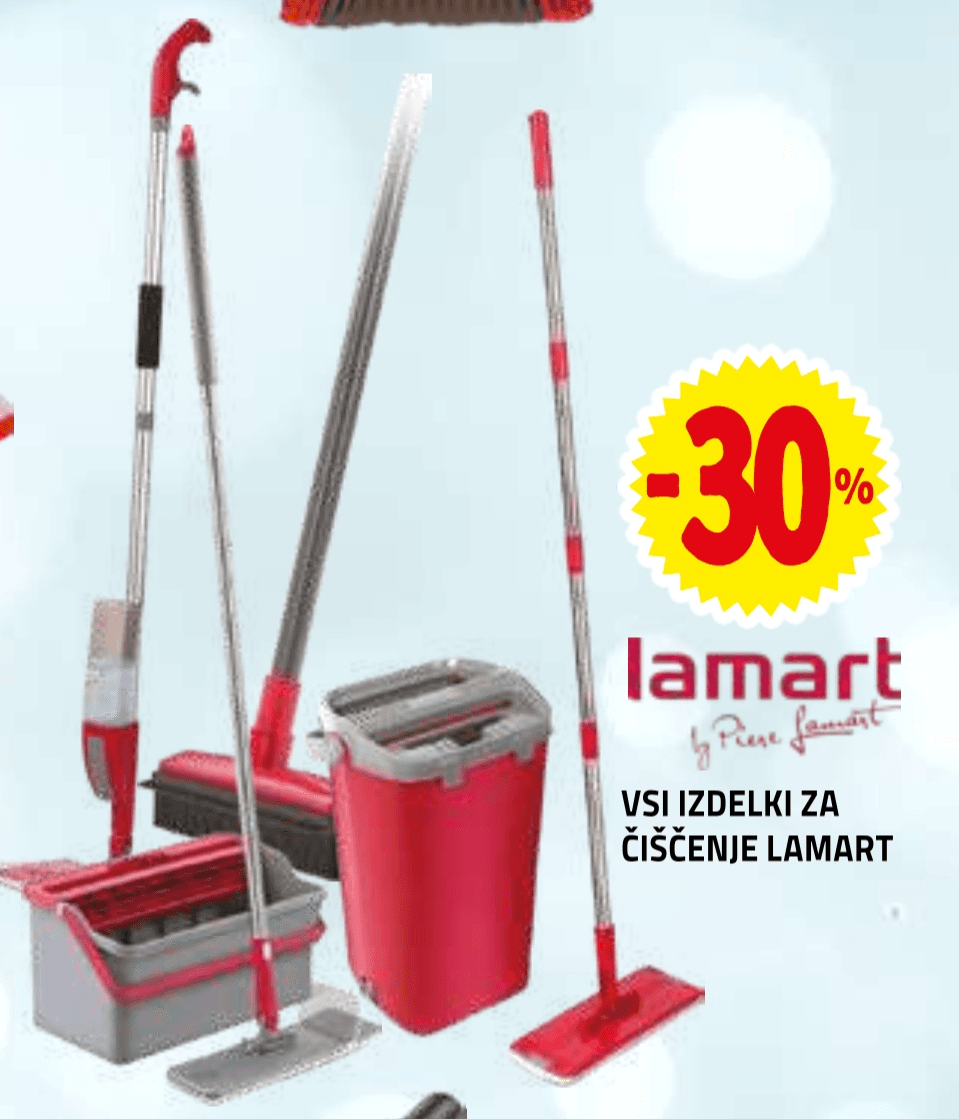 Vsi izdelki za čiščenje Lamart Akcija v trgovini E.Leclerc
