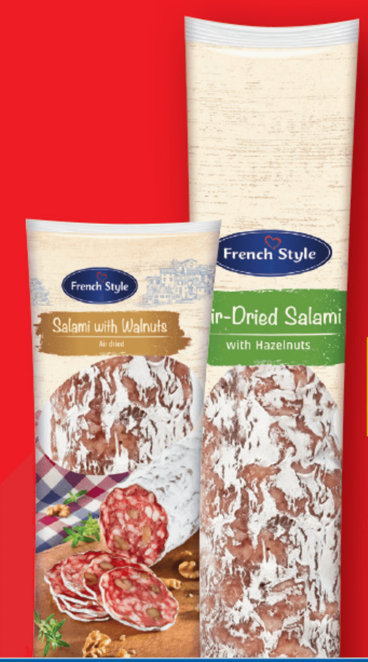 French Style Salama z lešniki/orehi 250 g Akcija v trgovini Lidl