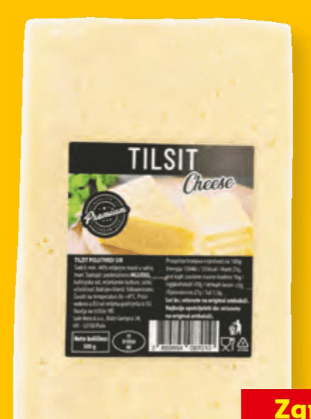Sir Tilsit 500 g TILSIT Cheese Akcija v trgovini Lidl