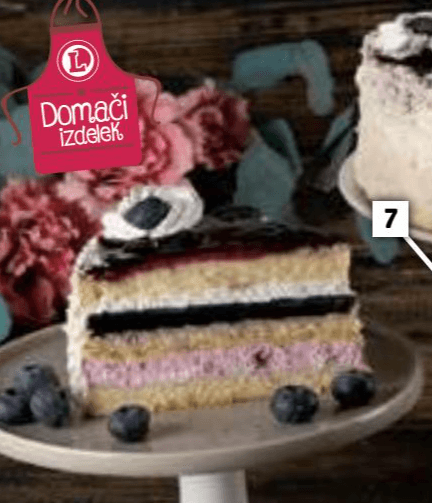 Borovničeva torta 14-16 kosov Akcija v trgovini E.Leclerc