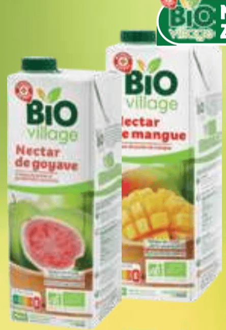 Sadni nektar Bio Village 1 l Akcija v trgovini E.Leclerc