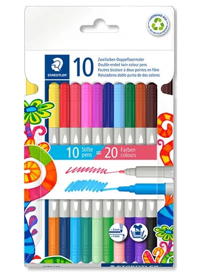 Staedtler flomastri Twin 10/1 Akcija v trgovini Mercator