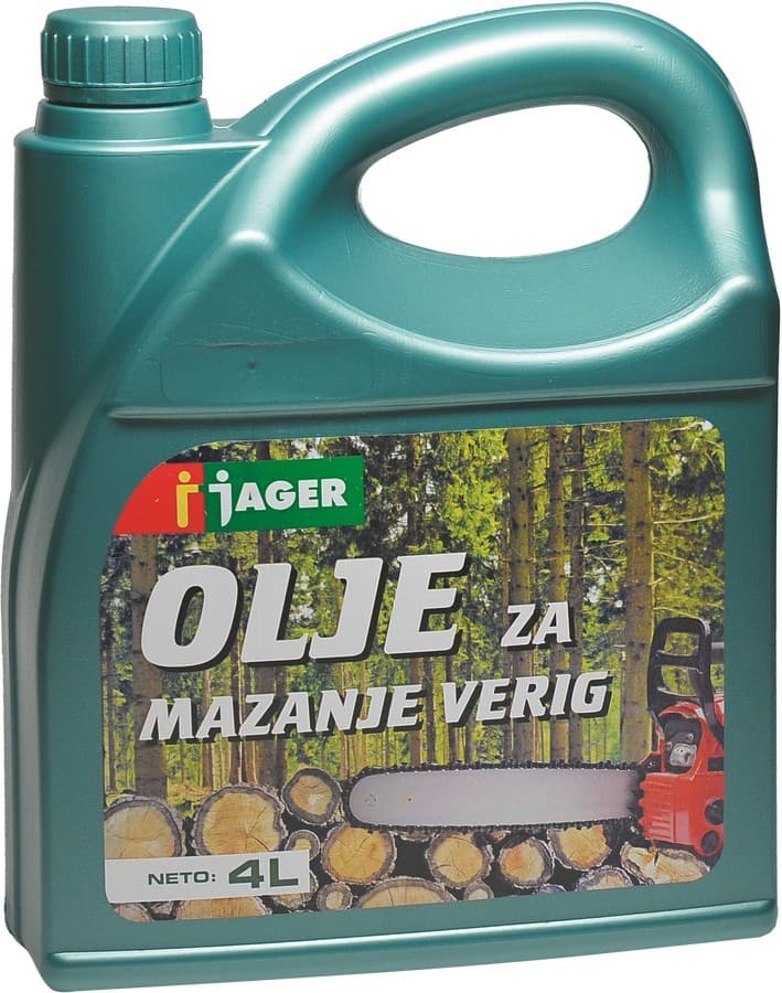 Olje za mazanje verig motornih žag 4 L Jager Akcija v trgovini Jager
