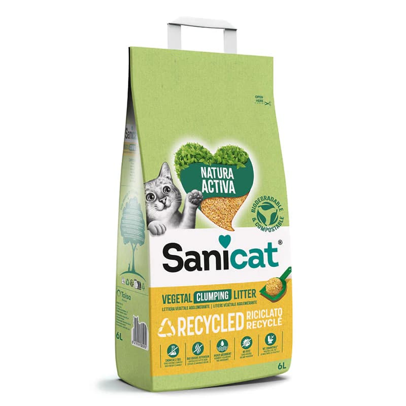 Sanicat Naravni posip Corn Cob 6l Akcija v trgovini Mr. Pet