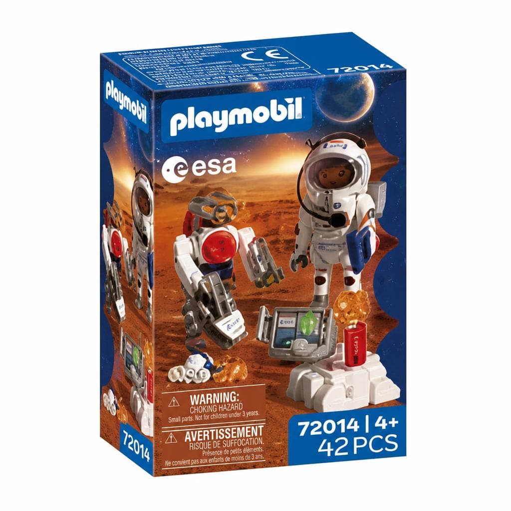 PLAYMOBIL ESA - ASTRONAVT Z ROBOTOM 42 PCS Akcija v trgovini Mueller
