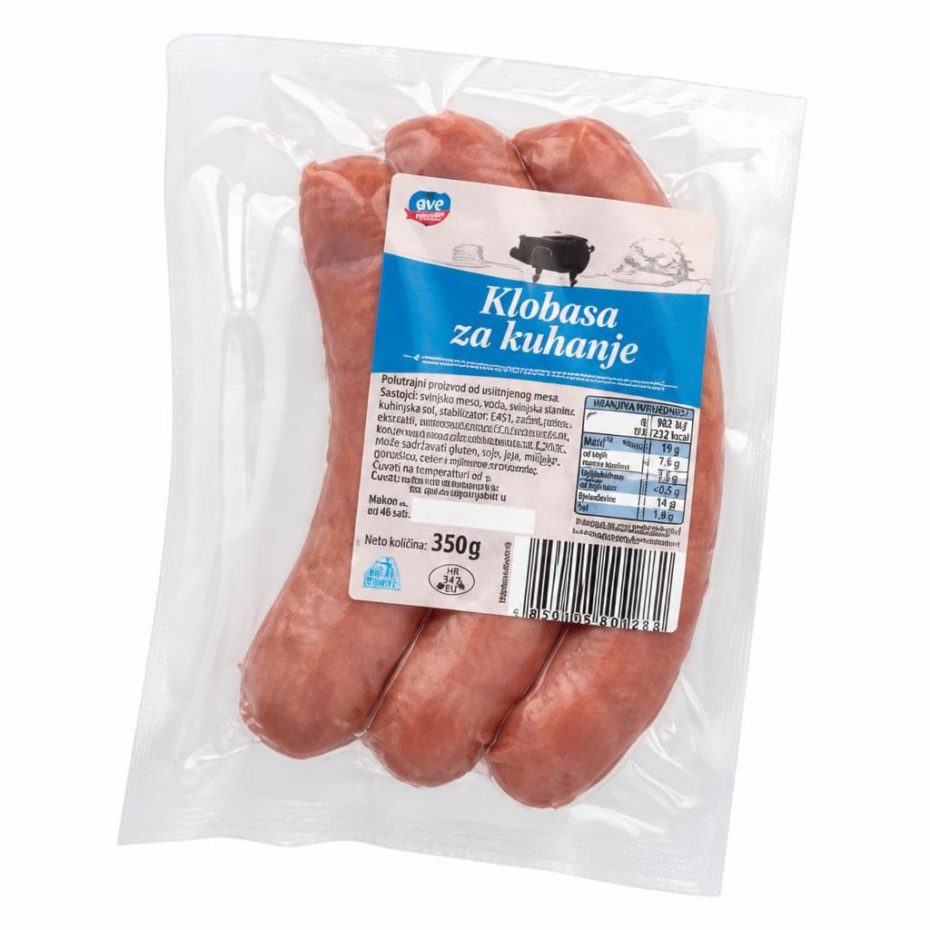 Klobasa za kuhanje 350 g Akcija v trgovini Hofer