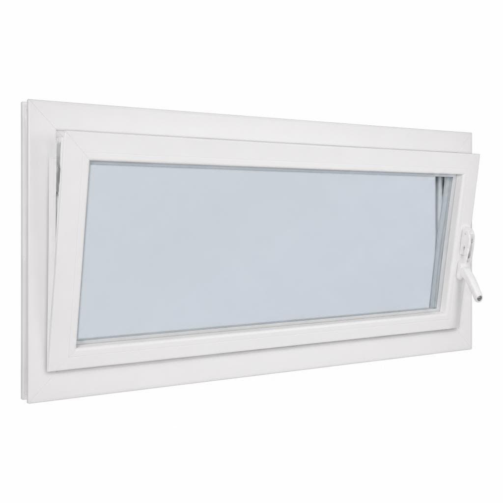 PVC nagibno okno 'Q59' 80 x 50 cm Solid Elements Bauhaus Akcija v trgovini Bauhaus