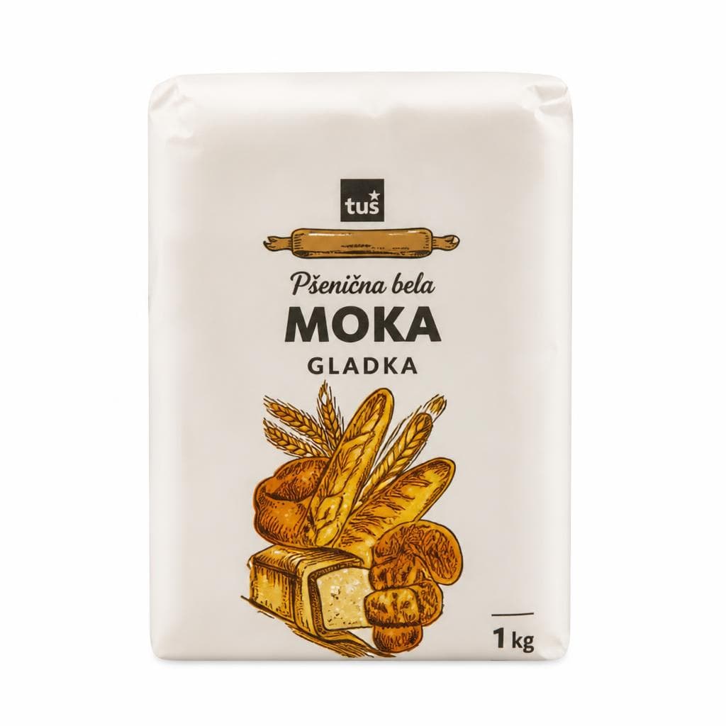 Pšenična bela moka Tuš 1 kg Akcija v trgovini Tuš