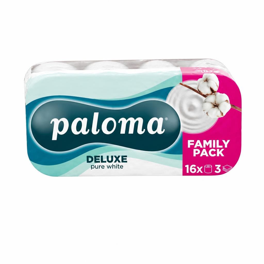 Toaletni papir Paloma Deluxe 16/1 Akcija v trgovini Mercator