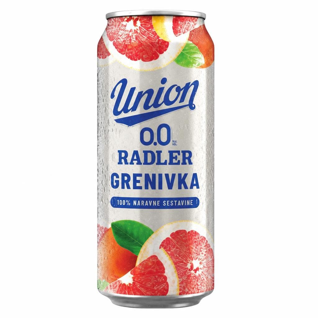 Radler Union grenivka 0,5 l Akcija v trgovini Mercator
