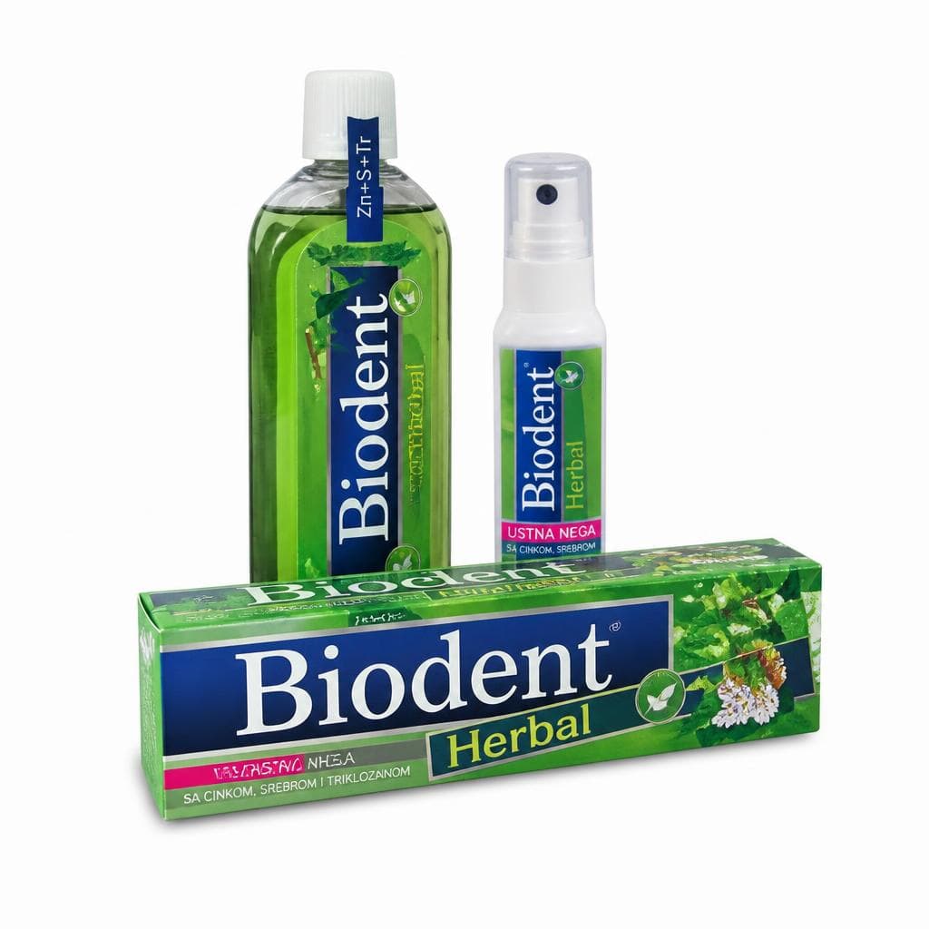 Biodent Herbal ustna nega Akcija v trgovini Tuš