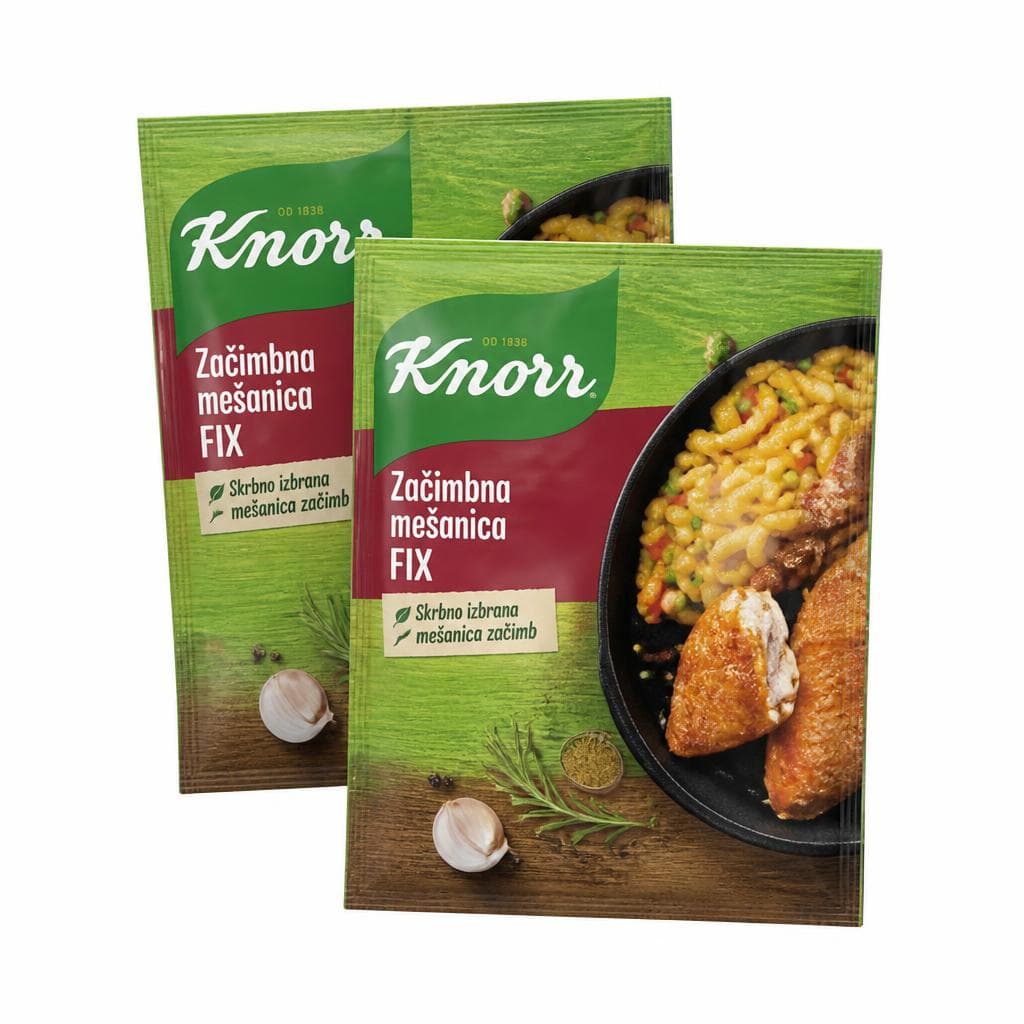 Začimbna mešanica Fix 33 g - 70 g Knorr Akcija v trgovini E.Leclerc