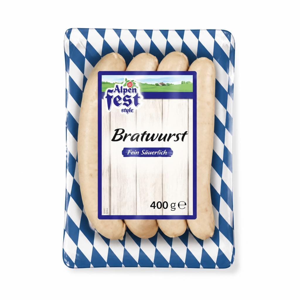 Alpenfest pečenice na bavarski način 400 g Akcija v trgovini Lidl