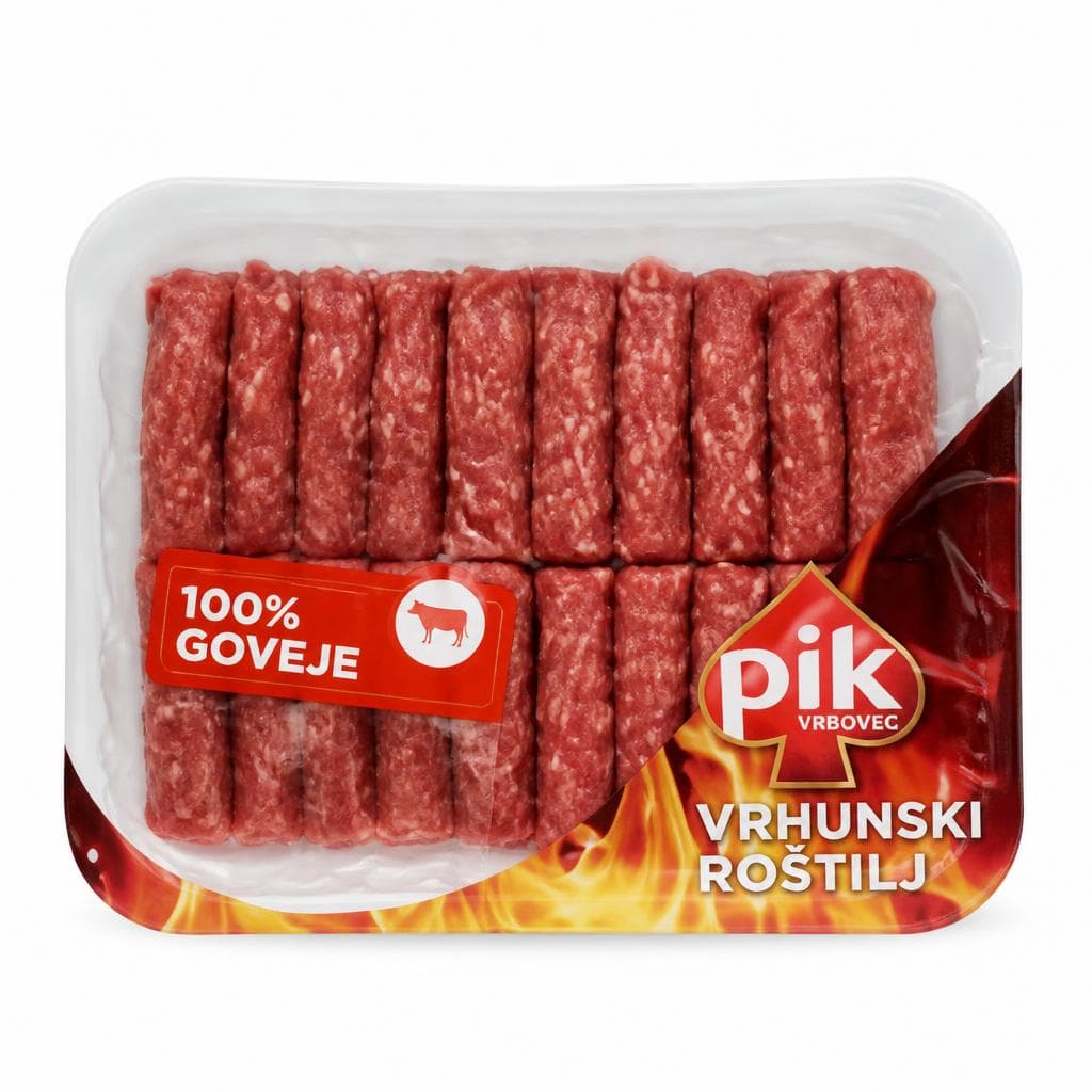 Goveji čevapčiči Mercator 480 g Akcija v trgovini Mercator