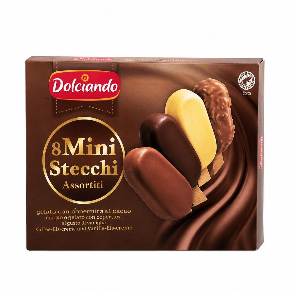 Dolciando mini sladoledne lučke 8 kosov / 285 g Akcija v trgovini Eurospin