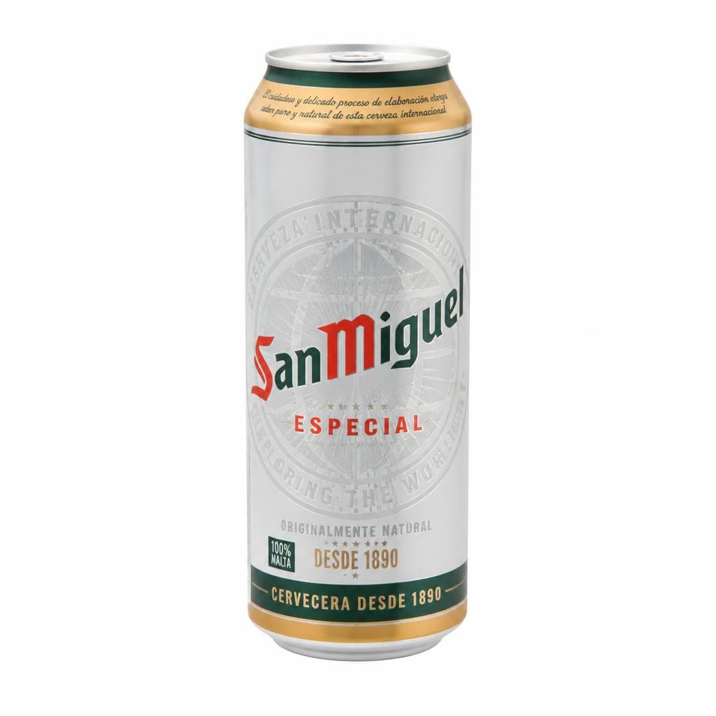 Svetlo pivo San Miguel 0,5 l Akcija v trgovini E.Leclerc