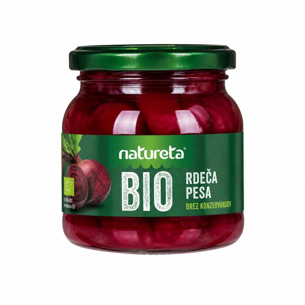 Bio rdeča pesa Natureta 4 x 280 g Akcija v trgovini Mercator