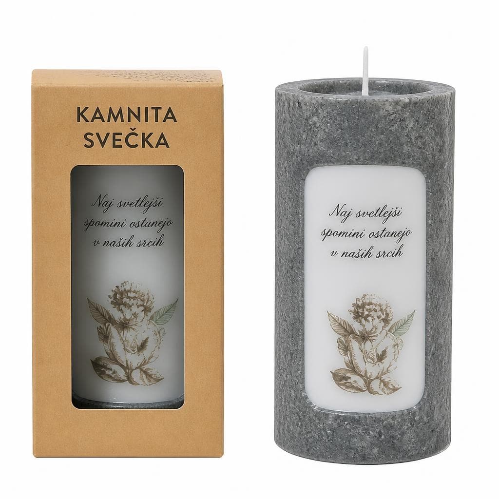Kamnita svečka Akcija v trgovini Spar