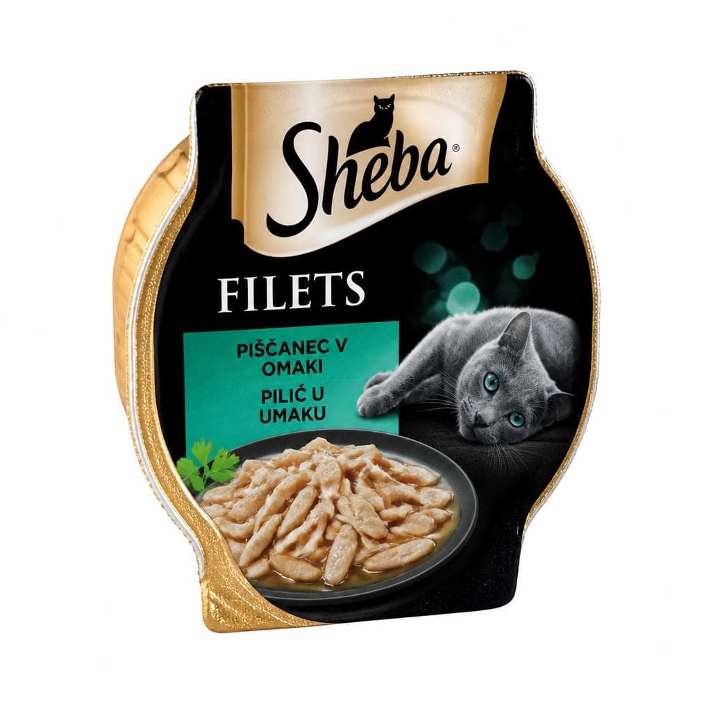 Sheba Filets piščanec v omaki 60 g Akcija v trgovini E.Leclerc