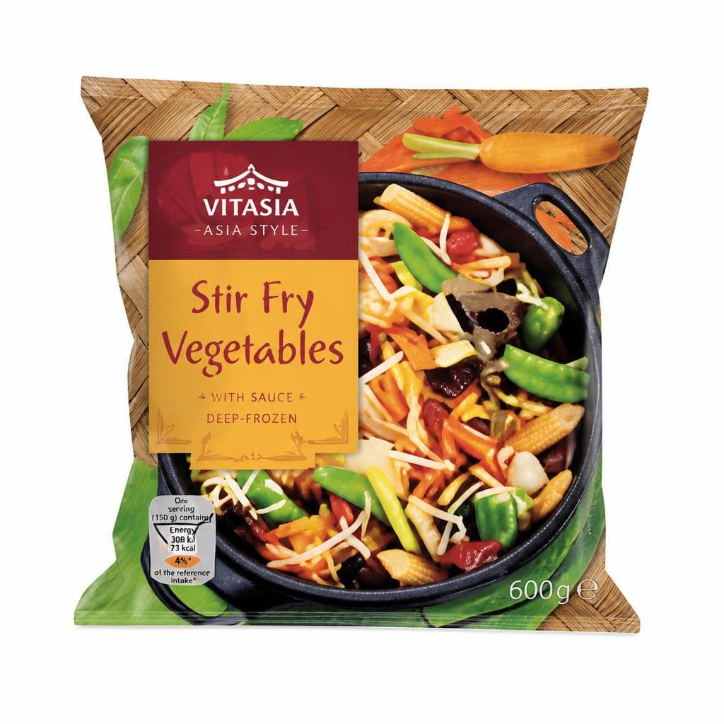Vitasia začinjena zelenjava za vok Stir Fry 600 g Akcija v trgovini Lidl