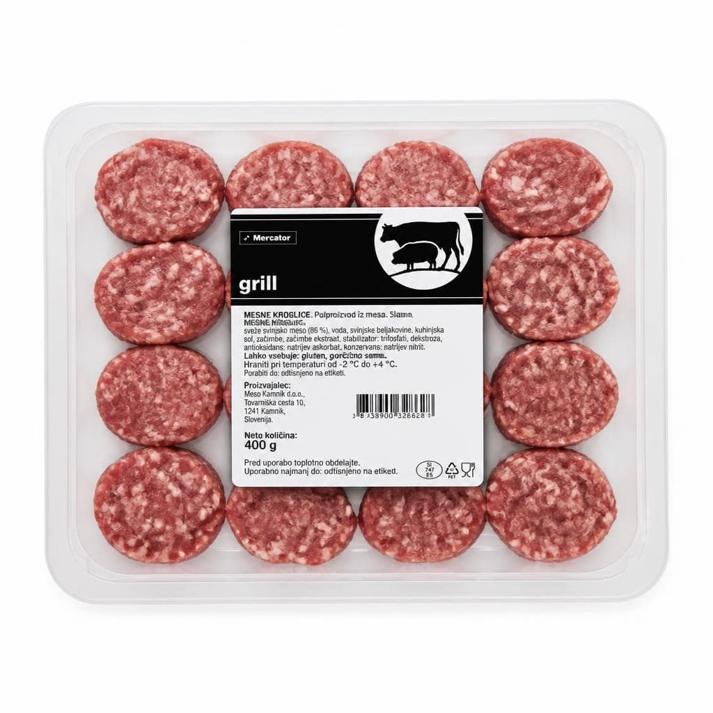 Mesne kroglice 480 g Pik Akcija v trgovini Mercator