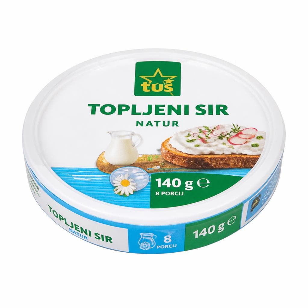 Topljeni sir Tuš 140 g Akcija v trgovini Tuš