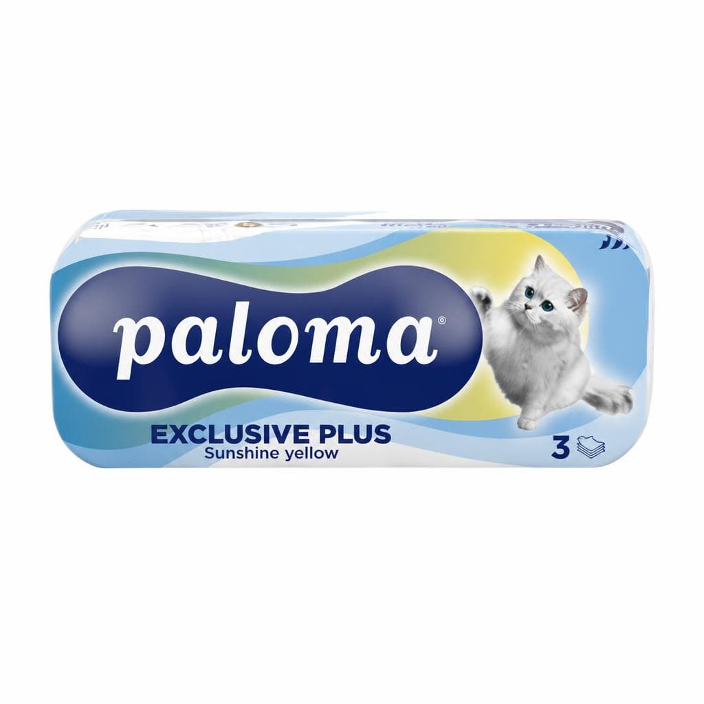 Toaletni papir Paloma Exclusive Plus 10/1 Akcija v trgovini Tuš