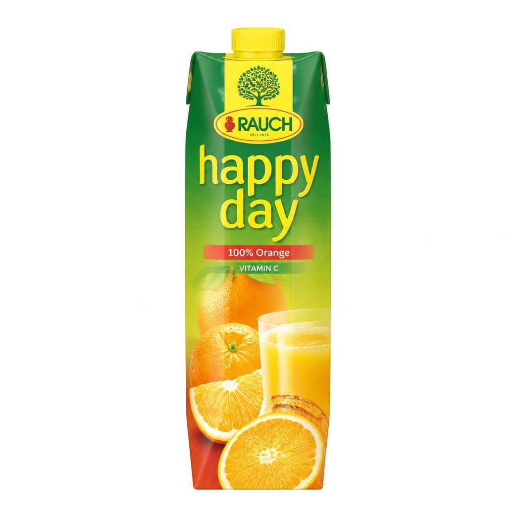 100% sadni sok Happy Day 1 l Akcija v trgovini E.Leclerc