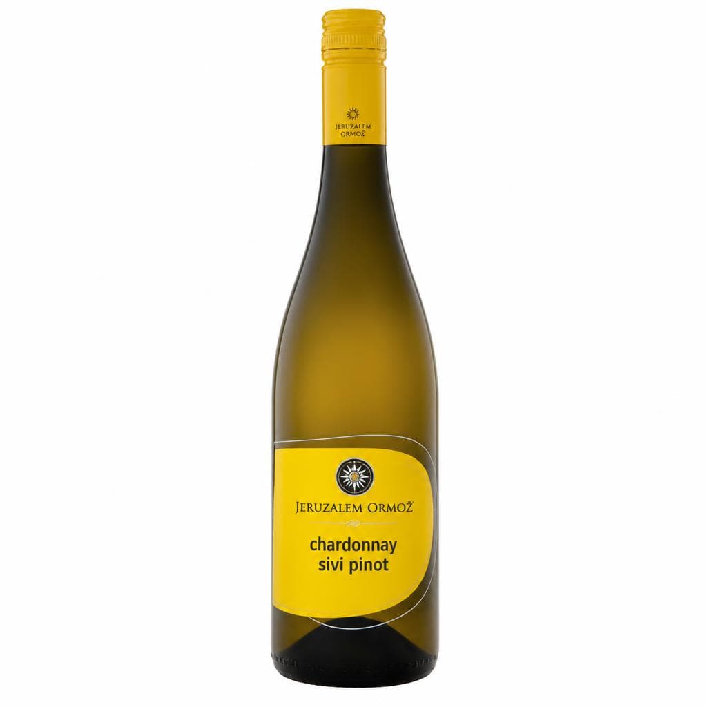 Kakovostno vino ZGP Chardonnay ali sivi pinot Jeruzalem Ormož 0,75 l Akcija v trgovini E.Leclerc