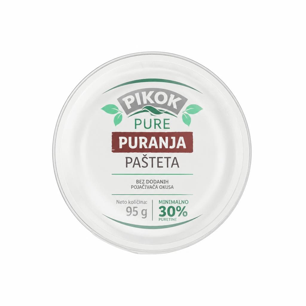 Pikok Pure puranja pašteta 95 g Akcija v trgovini Lidl
