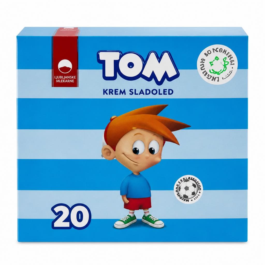 Ljubljanske mlekarne sladoled Tom 20 x 70 ml Akcija v trgovini Lidl