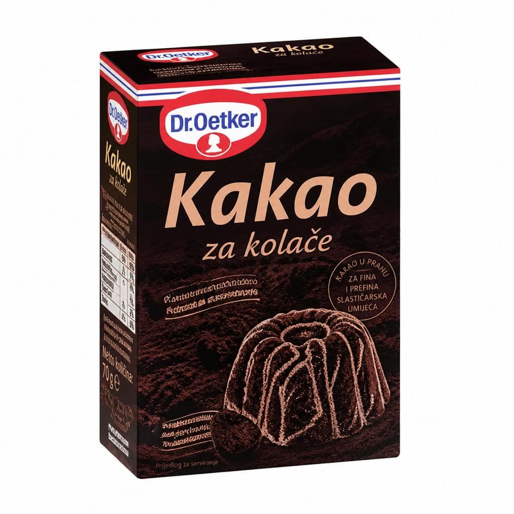 Dr. Oetker Kakav za kolače 70 g Akcija v trgovini Tuš