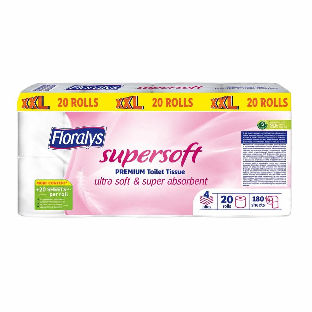 Floralys Toaletni papir 20 rolic Akcija v trgovini Lidl