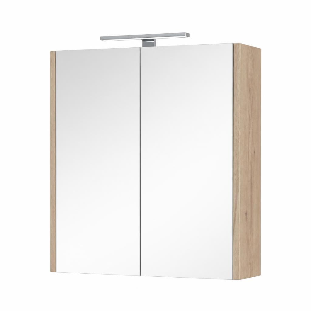 Ogledalo z omarico in LED osvetlitvijo Soft Gap Halifax 80 cm Akcija v trgovini Pevex