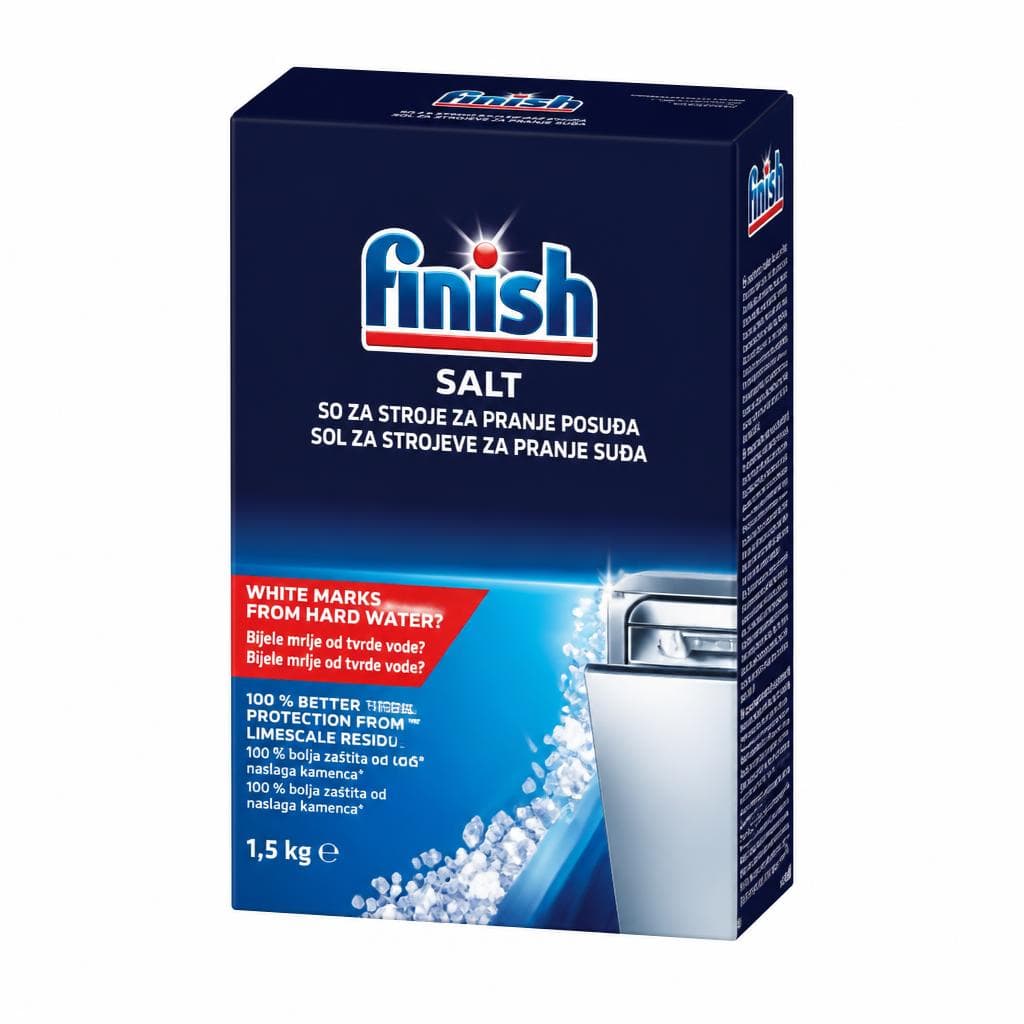Sol za pomivalni stroj 1,5 kg Finish Akcija v trgovini Tuš