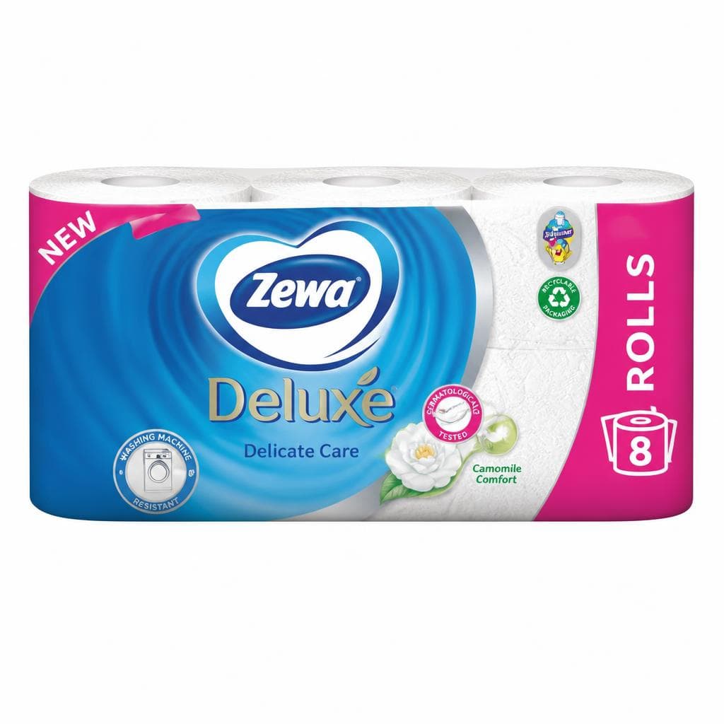 Toaletni papir Zewa Deluxe 10/1 Akcija v trgovini Spar