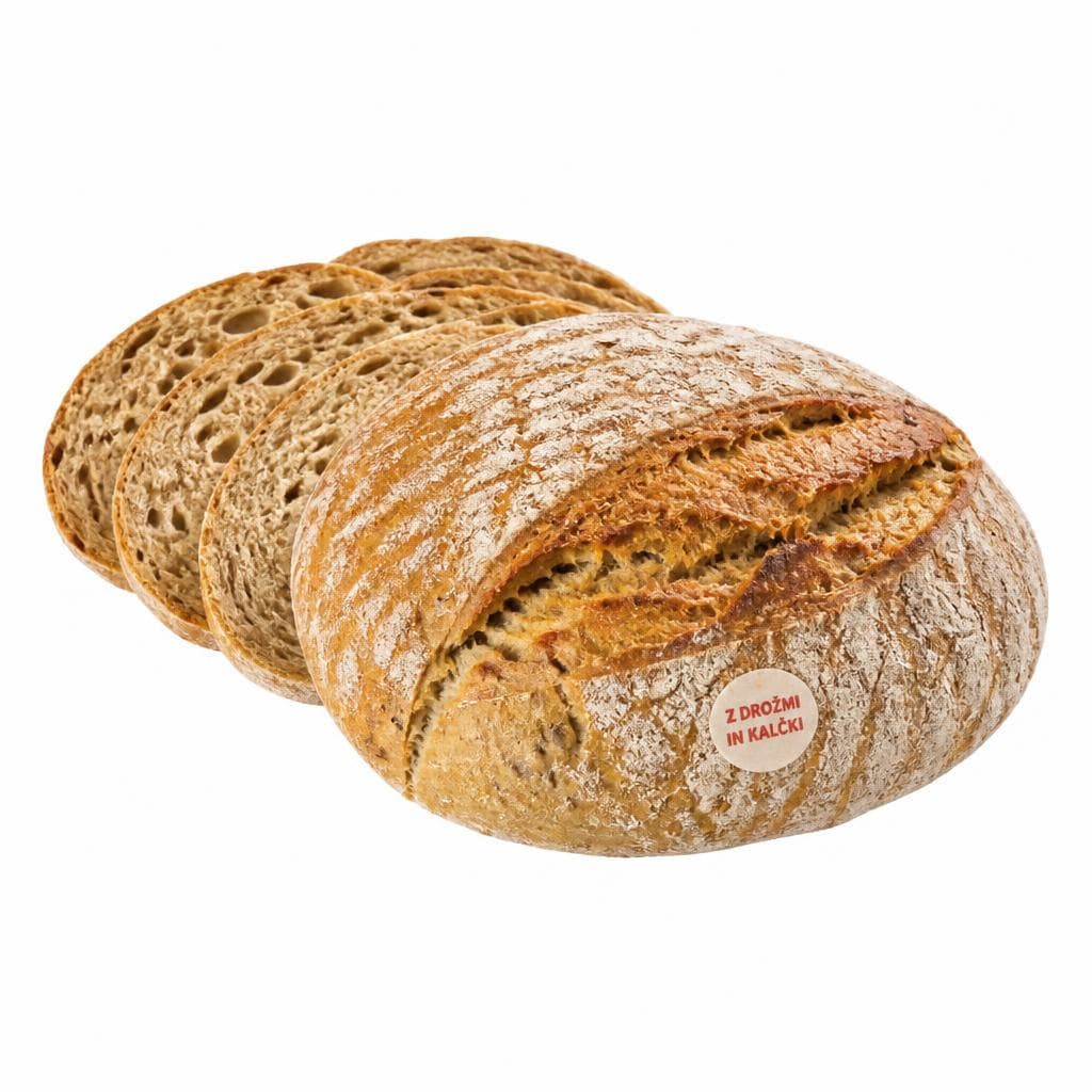 Kruh z drožmi in kalčki 500 g Mlinar Akcija v trgovini Spar