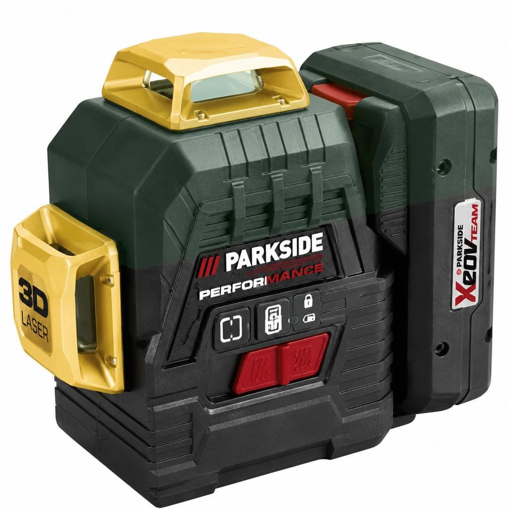 Parkside Performance akumulatorski križno linijski laser Akcija v trgovini Lidl
